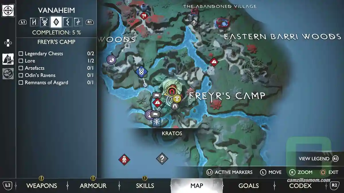 Lore-Scroll-Freyrs-Lament-map-Freyrs-Camp-Vanaheim-God-of-War-Ragnarok-2022 › camzillasmom.com