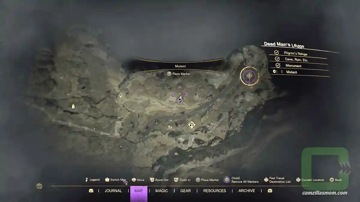Mutant-Dead-Mans-Ledge-map-Forspoken-2023 Altered Ilingoceros mutant location map Dead Man › camzillasmom.com's Ledge Forspoken