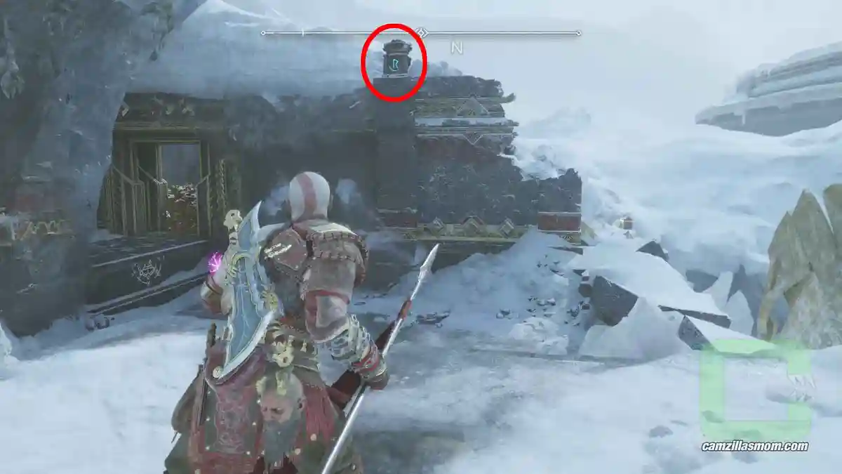Nornir-Chest-Rune-R-location-1-The-Oarsmen-God-of-War-Ragnarok-2022 R-Rune location 1 – the R-Rune visible on top of the shield structure Nornir-Chest-Rune-R-location-1-The-Oarsmen-God-of-War-Ragnarok-2022 camzillasmom.com