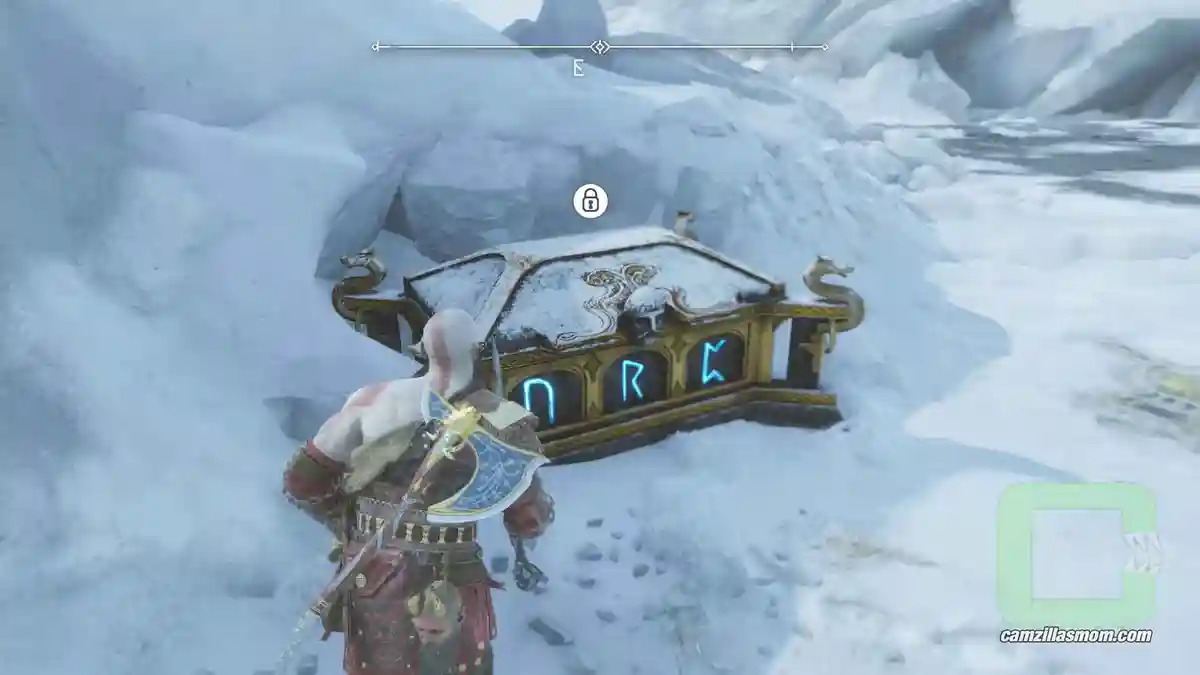 Nornir-Chest-Start-location-The-Oarsmen-God-of-War-Ragnarok-2022 Nornir Chest start location – the Nornir Chest puzzle next to the golden shield Nornir-Chest-Start-location-The-Oarsmen-God-of-War-Ragnarok-2022 camzillasmom.com
