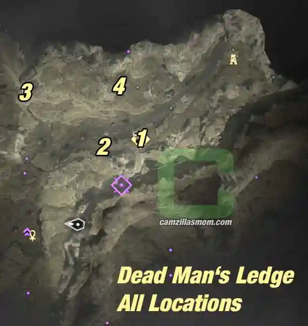 Overview-Map-Dead-Mans-Ledge-Forspoken-2023 Forspoken Dead Man › camzillasmom.com's Ledge overview map with all locations marked