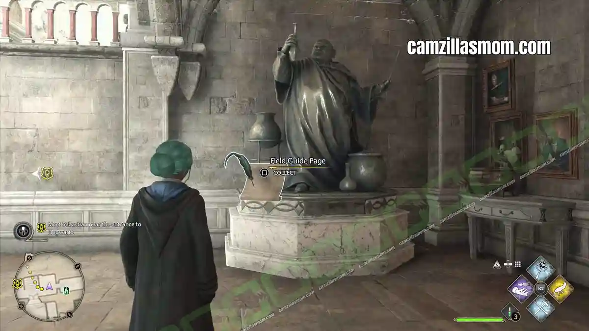 Statue-of-Gregory-the-Smarmy-Revelio-Pages-location-Hogwarts-Legacy-2023-camzillasmomcom_ › camzillasmom.com