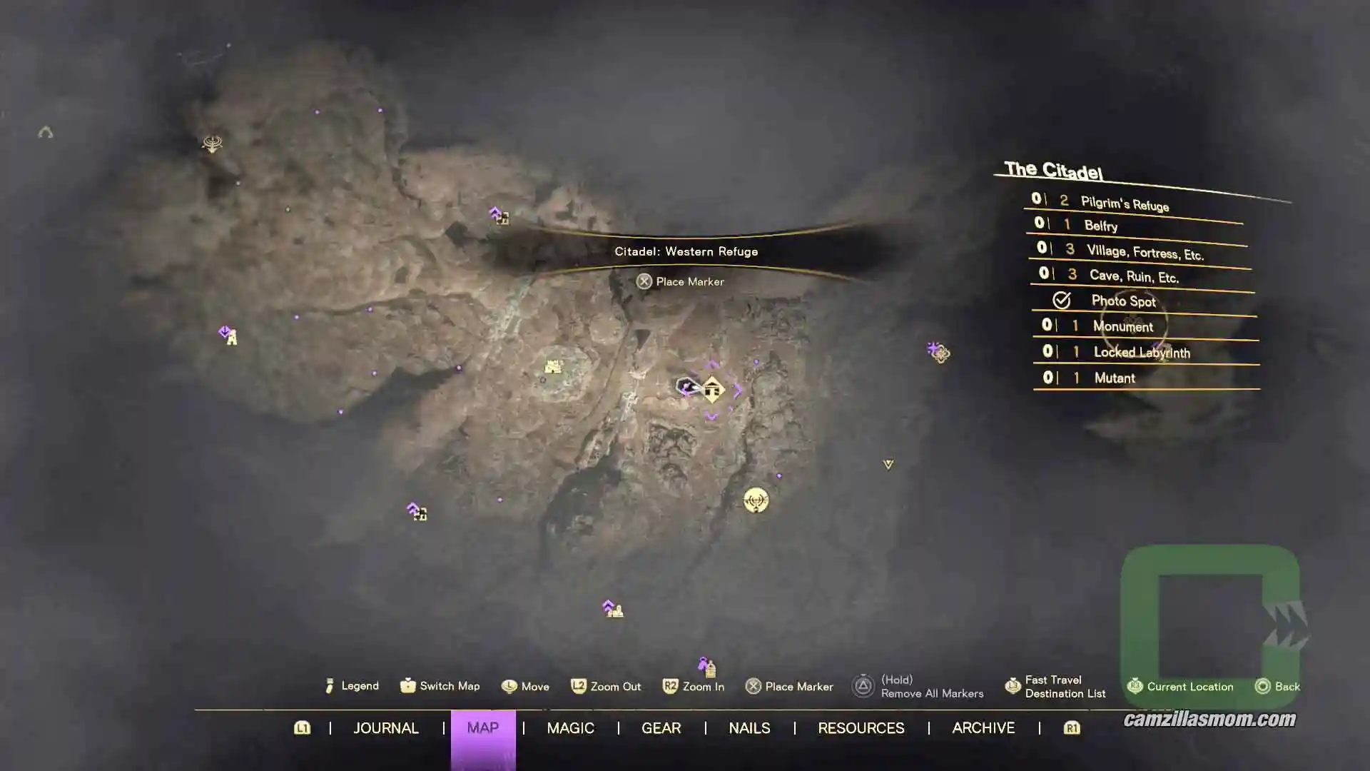 Western-Refuge-The-Citadel-map-Forspoken-2023 › camzillasmom.com