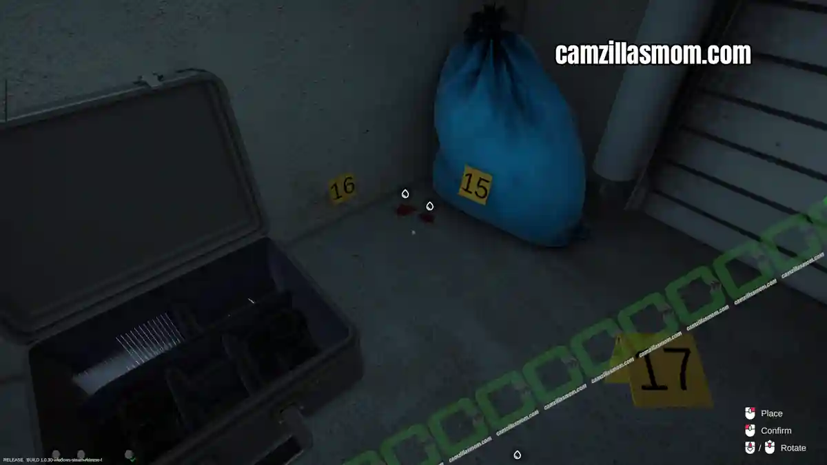 biological-sample-next-to-the-camera-case-paper-trails-forensics-crime-scene-detective Blood sample next to the Evidence Marker and Camera case › camzillasmom.com