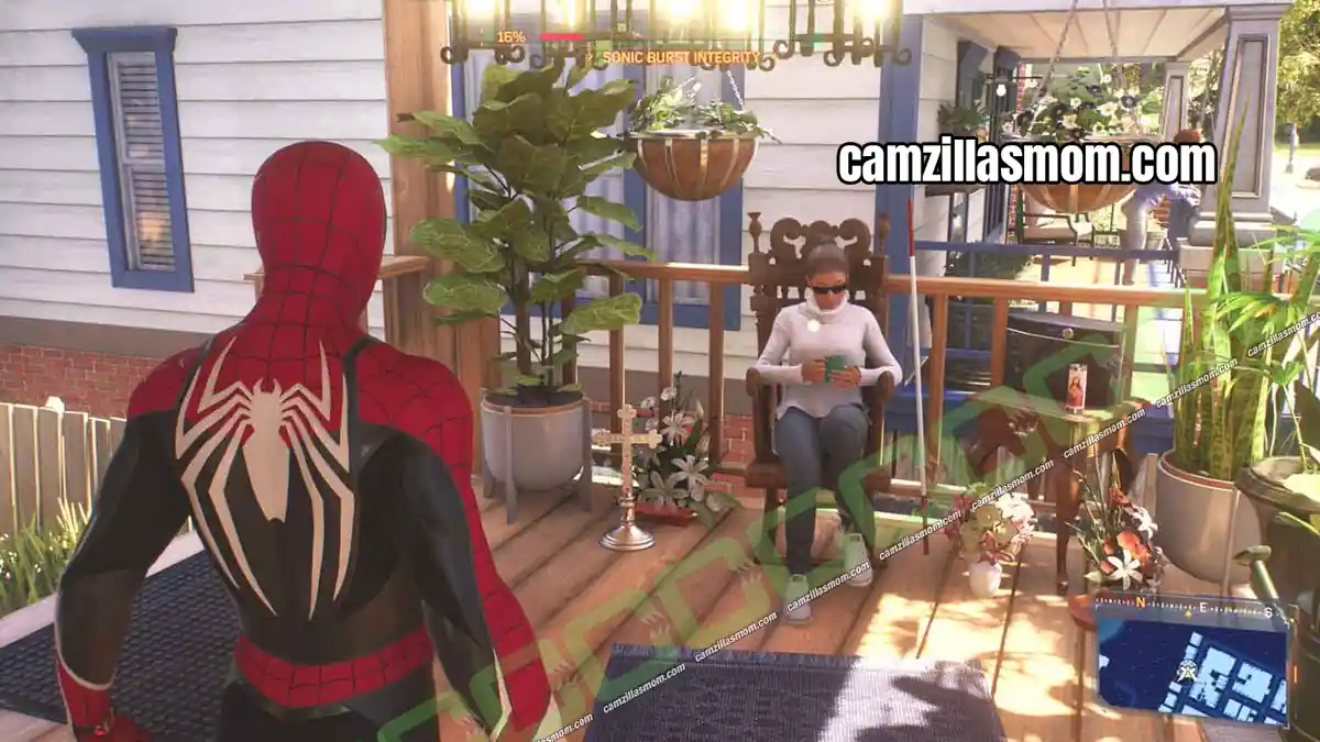 1-monster-in-queens-location-astoria-marvels-spider-man-2 Spider-Man talking to Alma at her house to start Monster in Queens in Astoria in Spider-Man 2 › camzillasmom.com