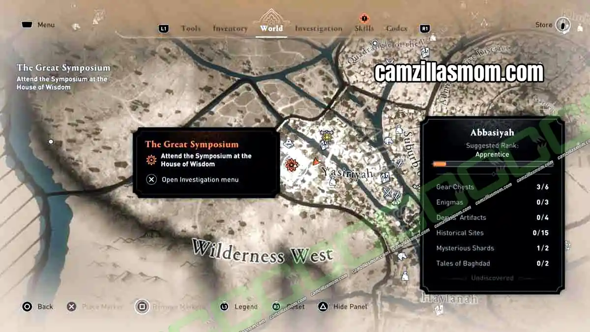 1-symposium-al-rabisu-investigation-assassins-creed-mirage Kahraman in the House of Wisdom courtyard at The Great Symposium in Assassins Creed Mirage › camzillasmom.com