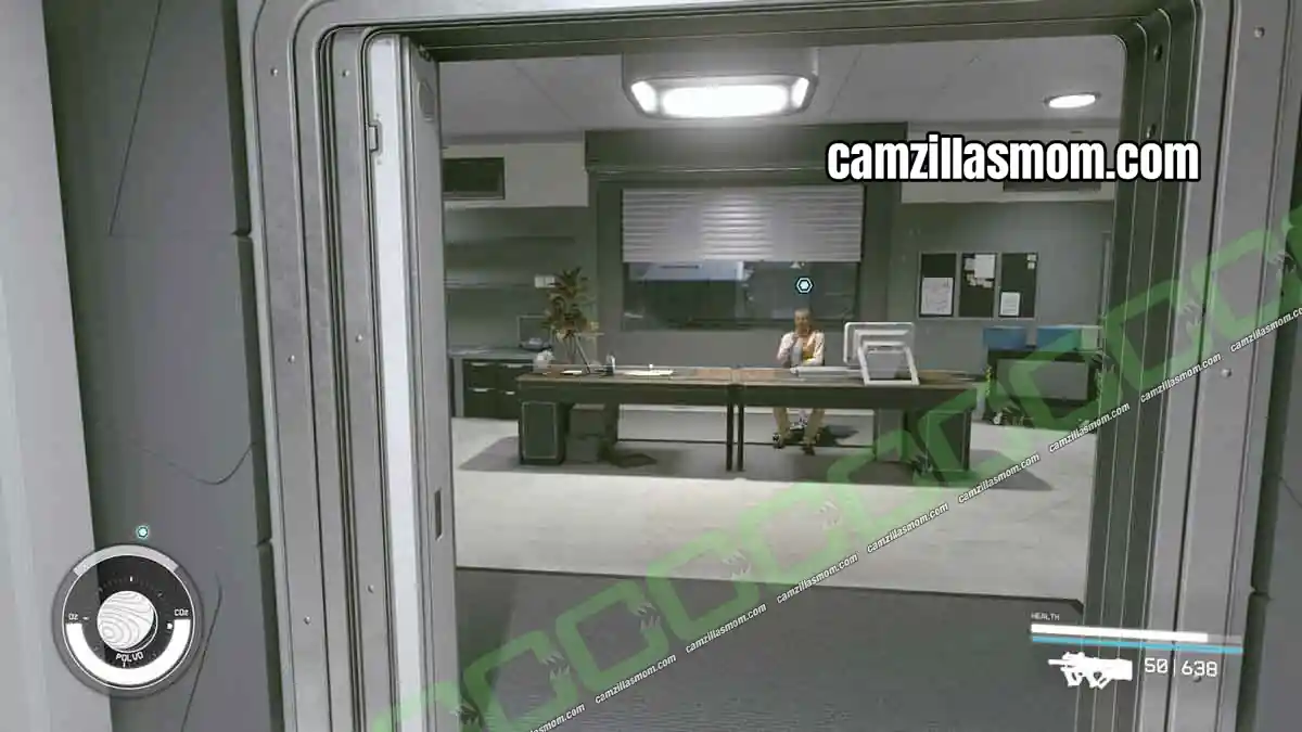11-bennu-first-contact-starfield Bennu St James in his HopeTech office selling the grav drive in Starfield First Contact › camzillasmom.com
