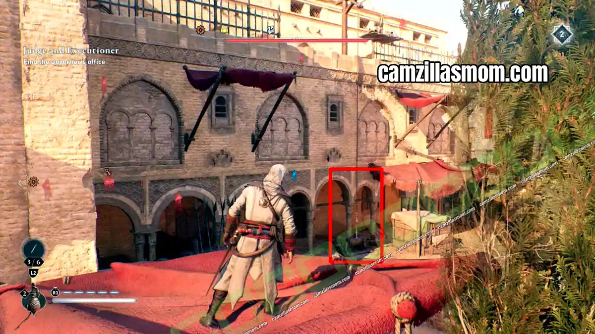 11-elevator-access-point-judge-executioner-al-bahamut-investigation-assassins-creed-mirage Elevator rope on the south side of the Shurta Headquarters in Assassins Creed Mirage › camzillasmom.com