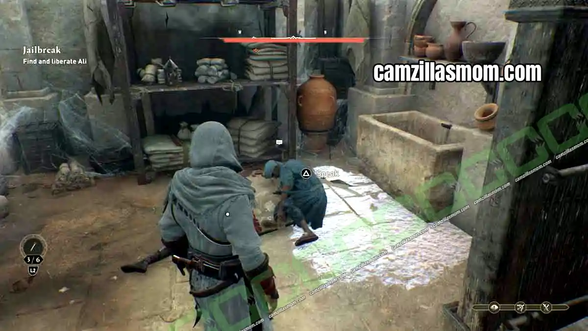 12-prisoner-ali-ibn-muhammad-investigation-assassins-creed-mirage Tortured prisoner with information about Ali inside the Damascus Gate Prison in Assassins Creed Mirage › camzillasmom.com
