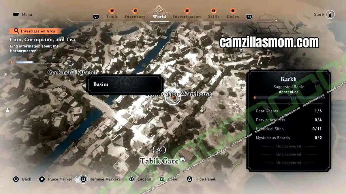 13-note-harbormaster-investigation-assassins-creed-mirage Building with the second Harbormaster clue near the Confiscation Warehouse entrance in Assassins Creed Mirage › camzillasmom.com