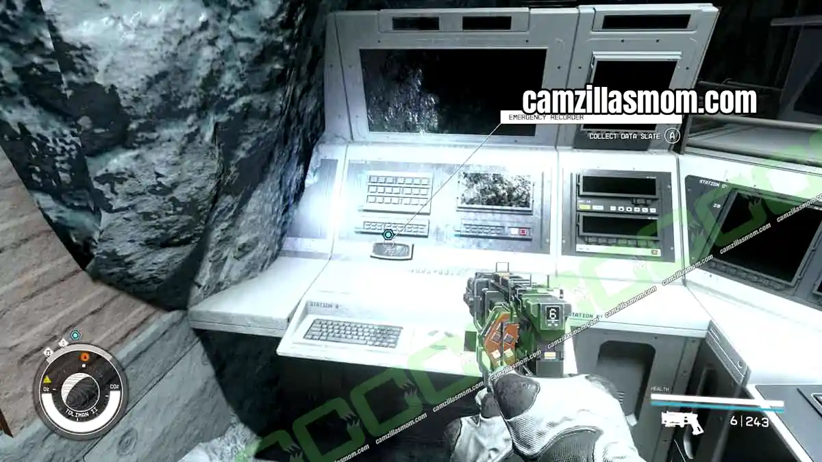 14-emergency-recording-hostile-intelligence-starfield Emergency Recorder next to the red button in Starfield Hostile Intelligence › camzillasmom.com