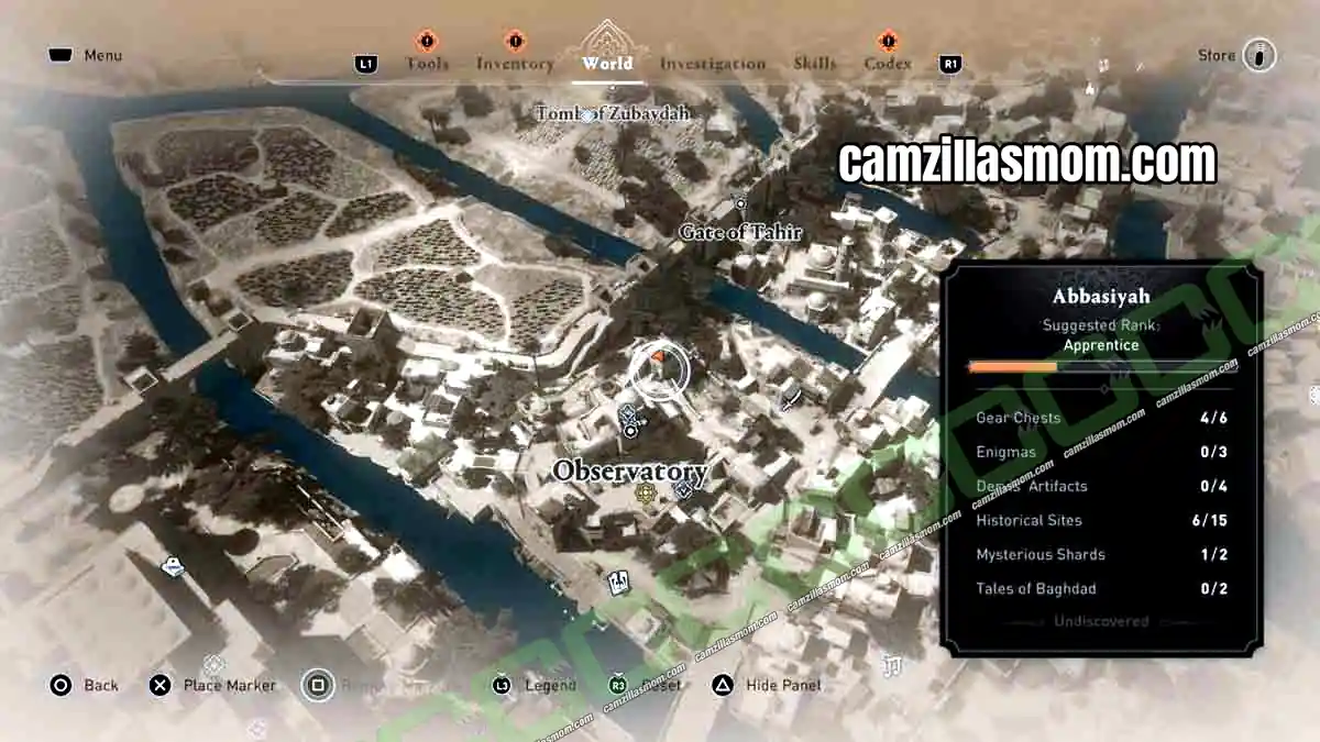14-tales-of-baghdad-abbasiyah-all-collectibles-assassins-creed-mirage Map end point of the flying page for A Lifes Work Tale of Baghdad in Abbasiyah in Assassins Creed Mirage › camzillasmom.com