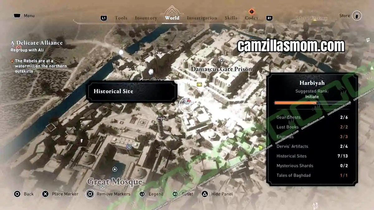 17-historical-site-harbiyah-collectibles-assassins-creed-mirage › camzillasmom.com