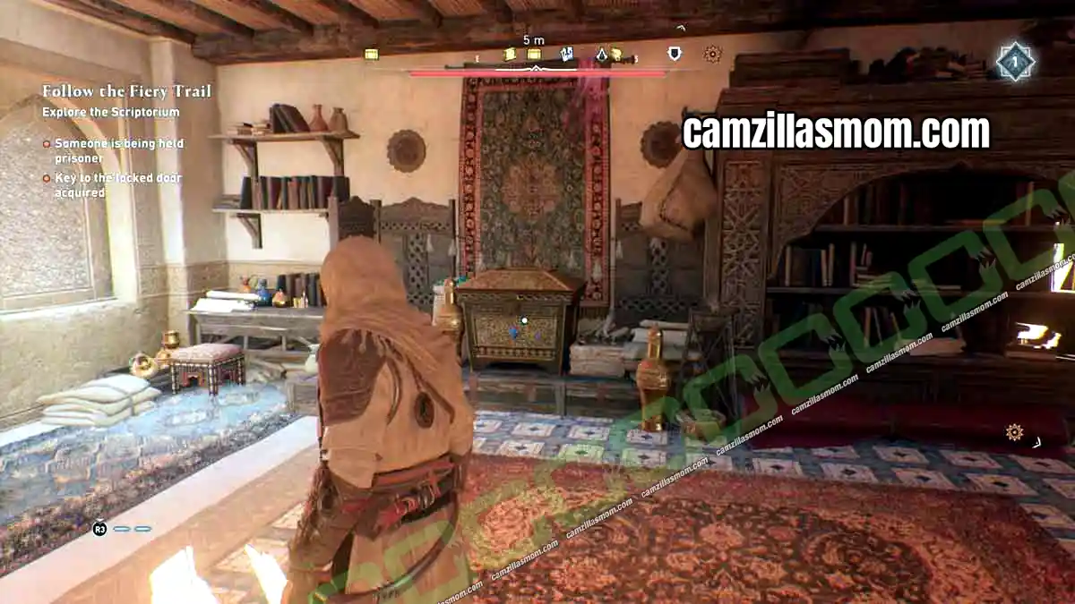2-gear-chest-2-abbasiyah-all-collectibles-assassins-creed-mirage Abbasid Knight Sword Gear Chest on the second floor of the Scriptorium in Abbasiyah in Assassins Creed Mirage › camzillasmom.com