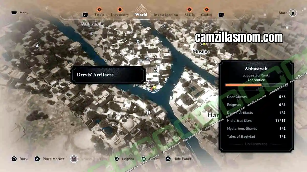 21-dervis-artifacts-abbasiyah-all-collectibles-assassins-creed-mirage › camzillasmom.com