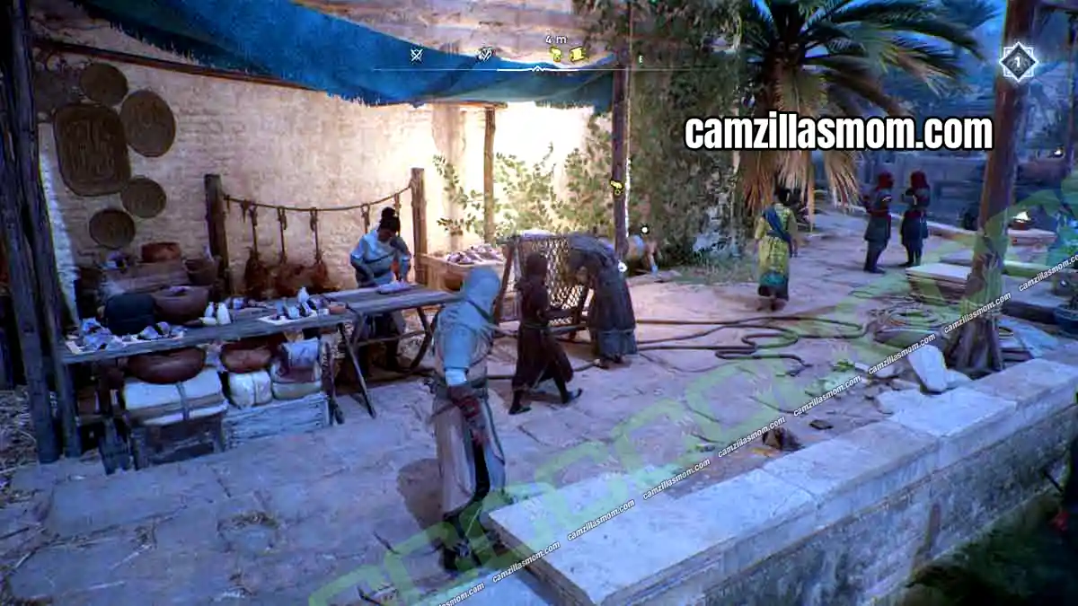 22-dervis-artifacts-abbasiyah-all-collectibles-assassins-creed-mirage Woman working by the water with the Round Moon Plaque Dervis Artifact in Abbasiyah in Assassins Creed Mirage › camzillasmom.com