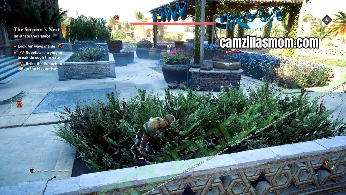 25-second-level-of-the-garden-al-bahamut-head-of-the-order-investigation-assassins-creed-mirage Second level of the palace garden with high grass in Assassins Creed Mirage › camzillasmom.com
