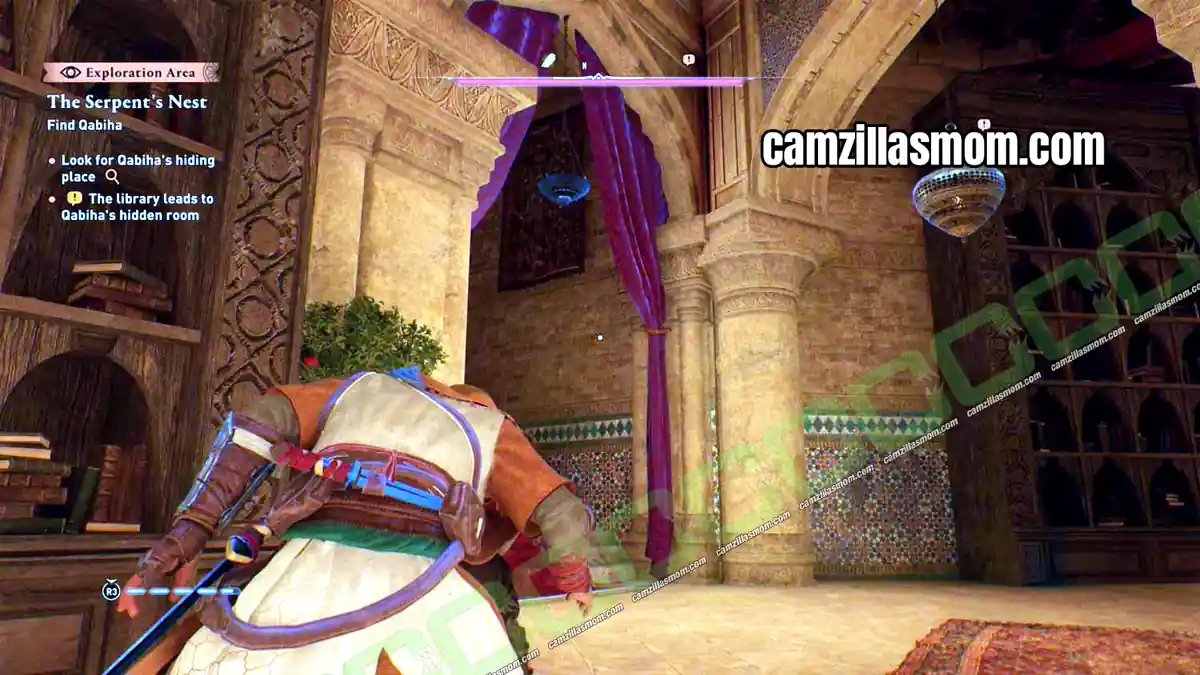 29-staircase-up-al-bahamut-head-of-the-order-investigation-assassins-creed-mirage Staircase up to the library in the Palace of the Green Dome in Assassins Creed Mirage › camzillasmom.com
