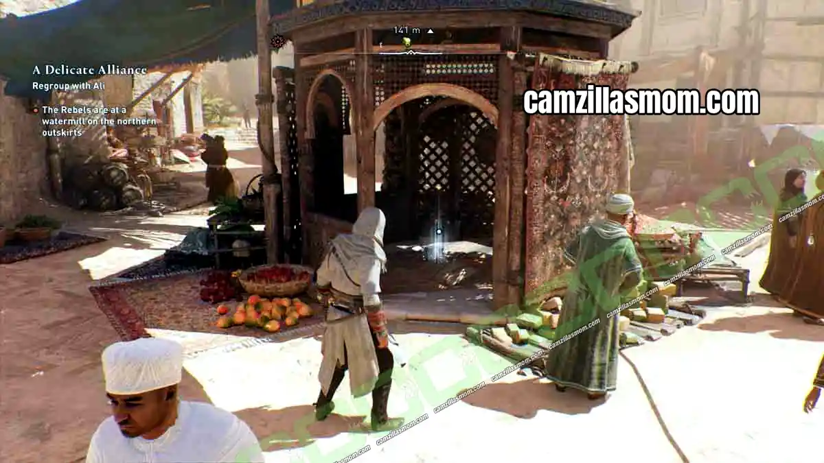5-enigma-find-what-i-stole-harbiyah-collectibles-assassins-creed-mirage Find What I Stole Enigma treasure in the little house at the fabric market near the Soap Boilers in Assassins Creed Mirage › camzillasmom.com