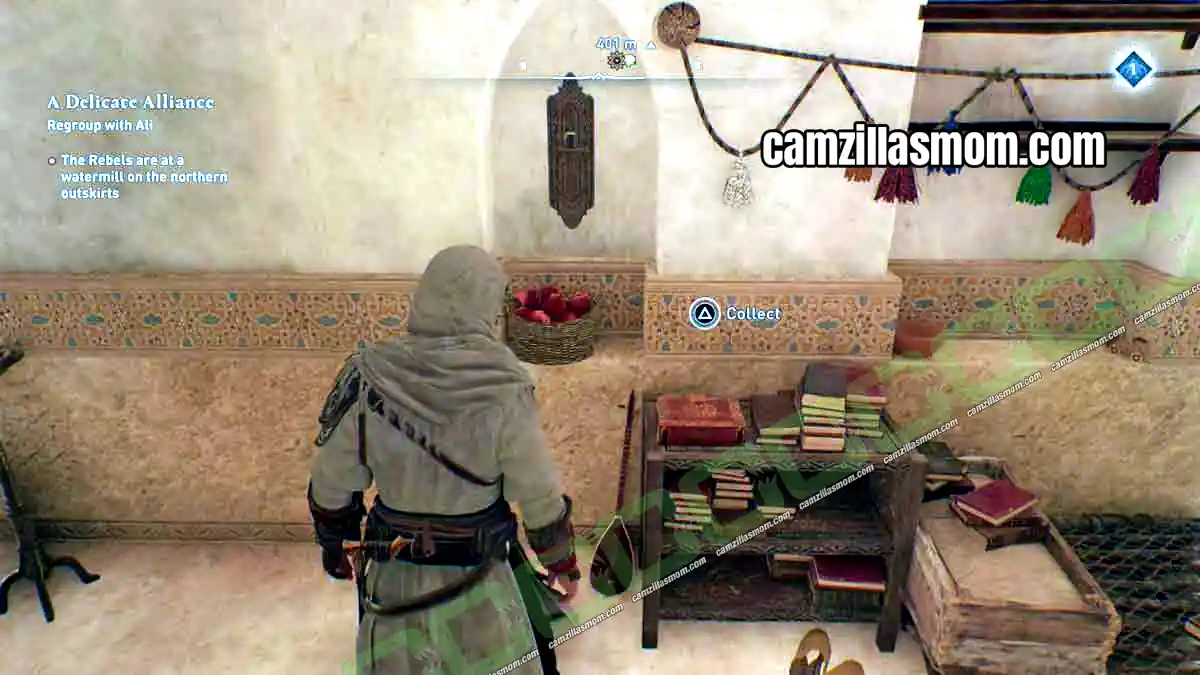 6-lost-book-harbiyah-collectibles-assassins-creed-mirage Kalila wa-Dimna Lost Book inside the barred building in Harbiyah in Assassins Creed Mirage › camzillasmom.com