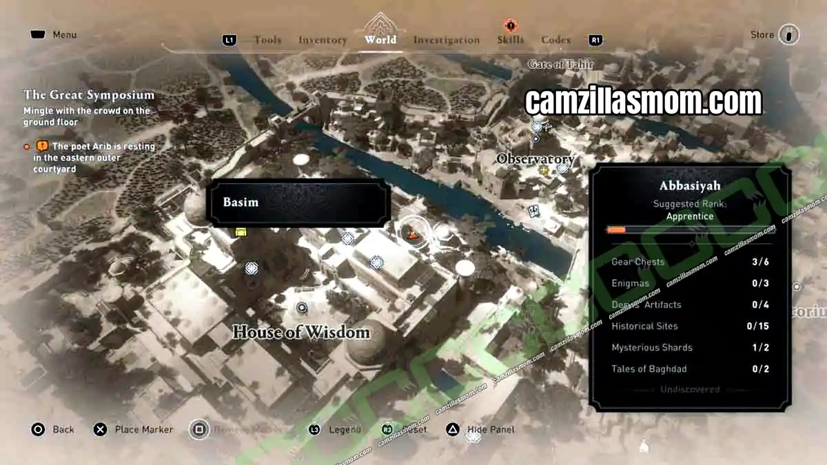 7-poet-al-rabisu-investigation-assassins-creed-mirage Workshop window to the eastern outer courtyard of the House of Wisdom in Assassins Creed Mirage › camzillasmom.com