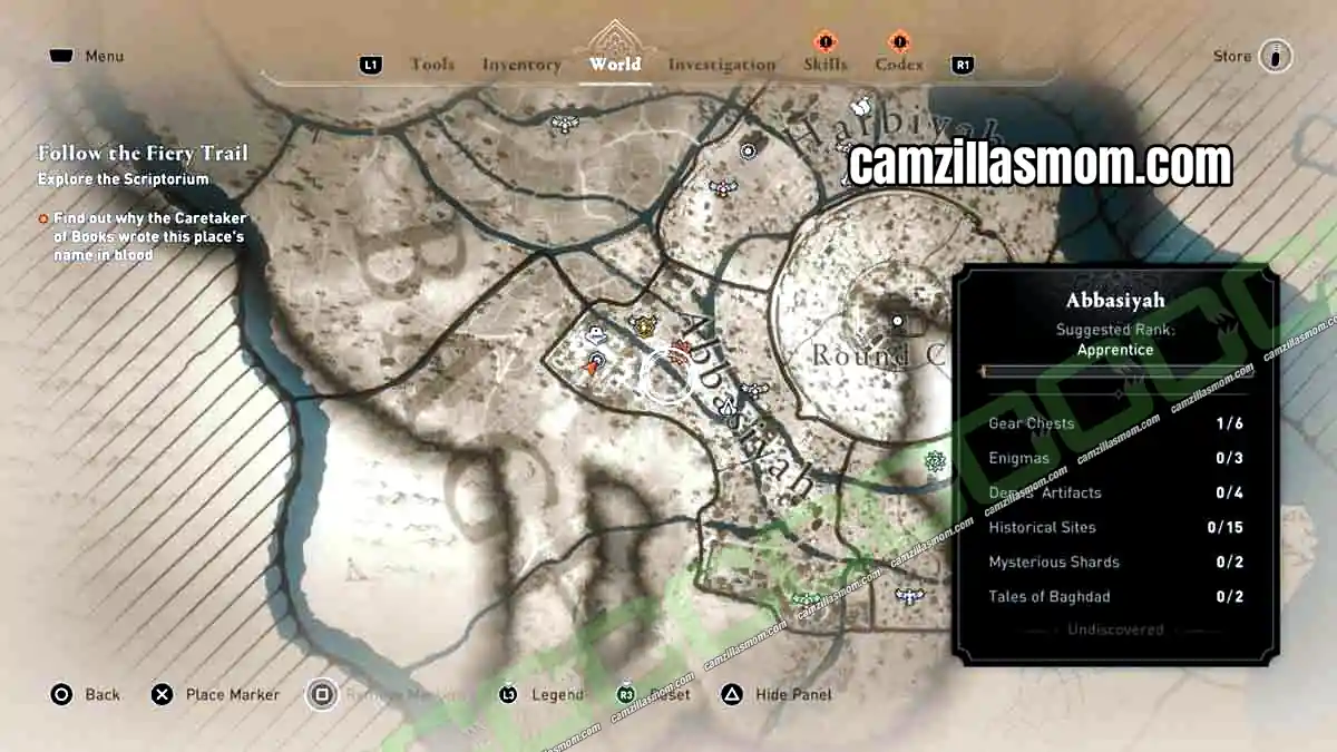 7-scriptorium-al-zarik-the-book-burner-investigation-assassins-creed-mirage Scriptorium location on the map in Assassins Creed Mirage › camzillasmom.com