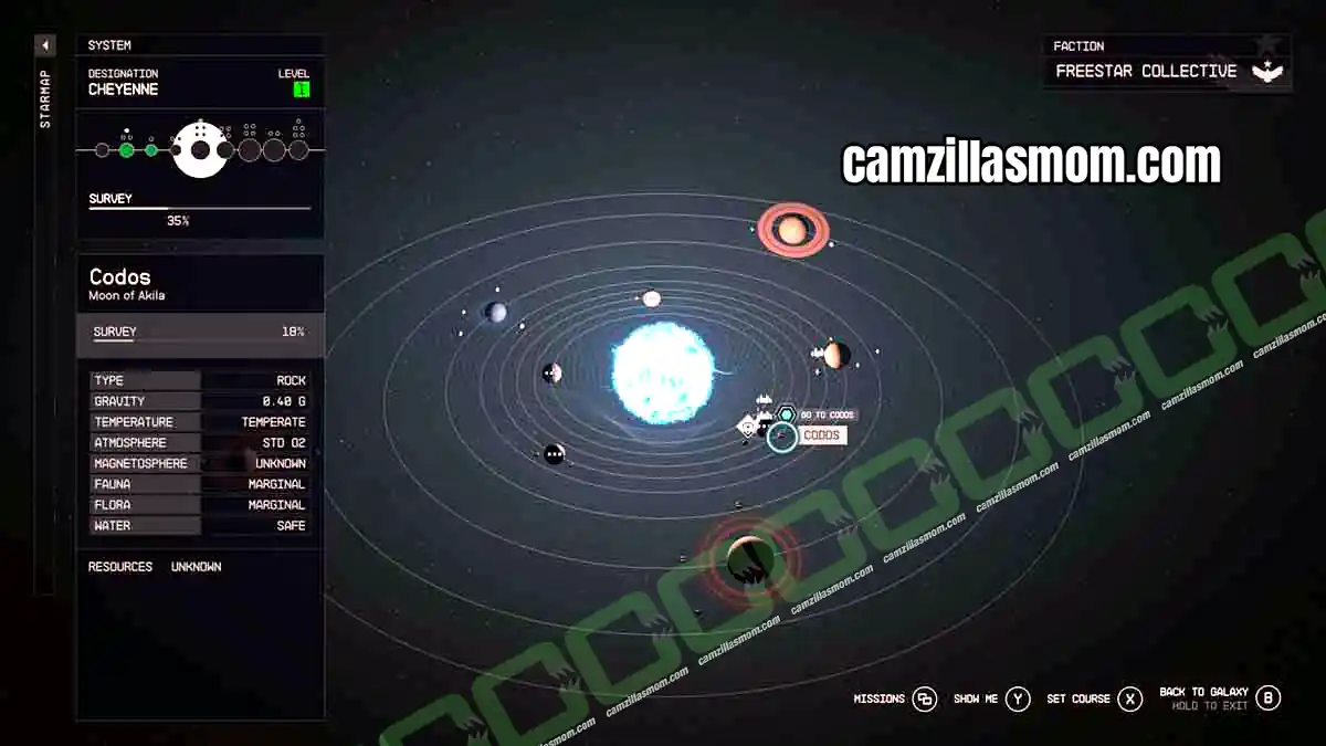 8-codos-on-the-run-starfield Codos moon of Akila in the Cheyenne System with the Fortuna landing site in Starfield On the Run › camzillasmom.com