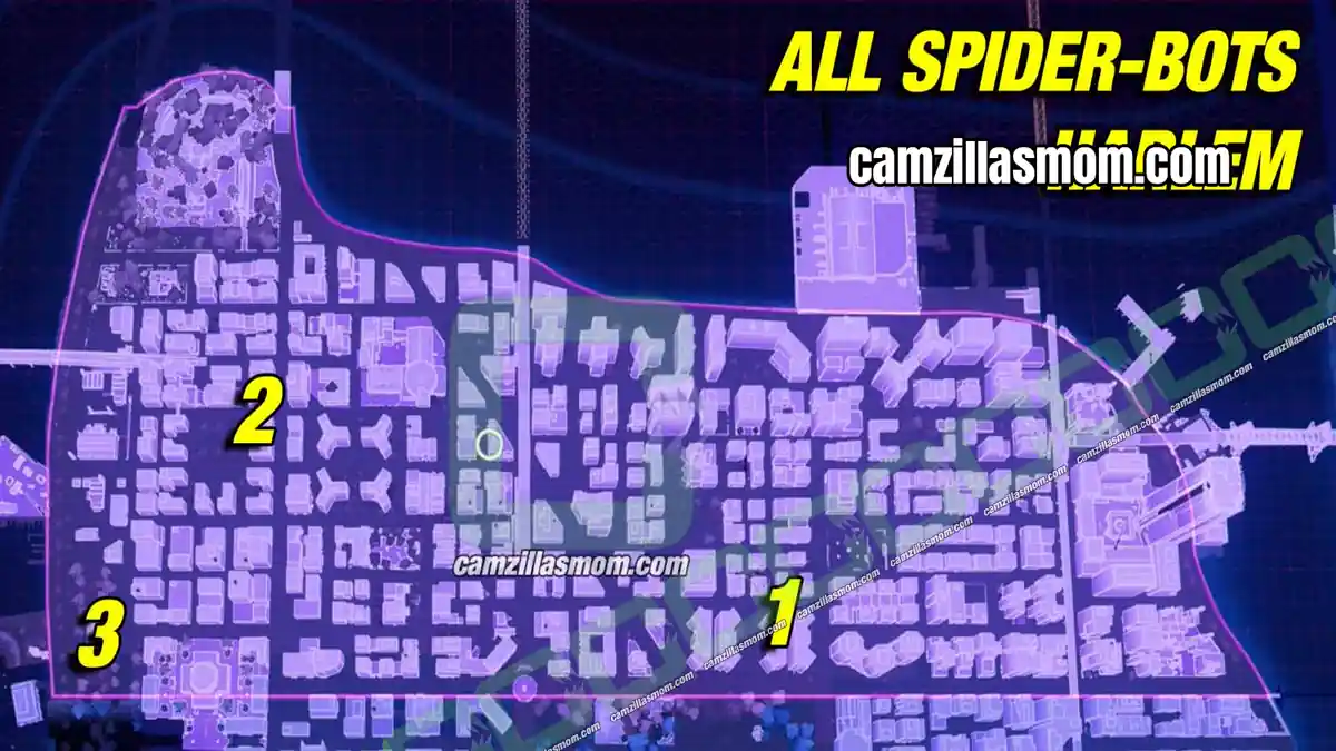all-spider-bots-locations-harlem-marvels-spider-man-2 › camzillasmom.com