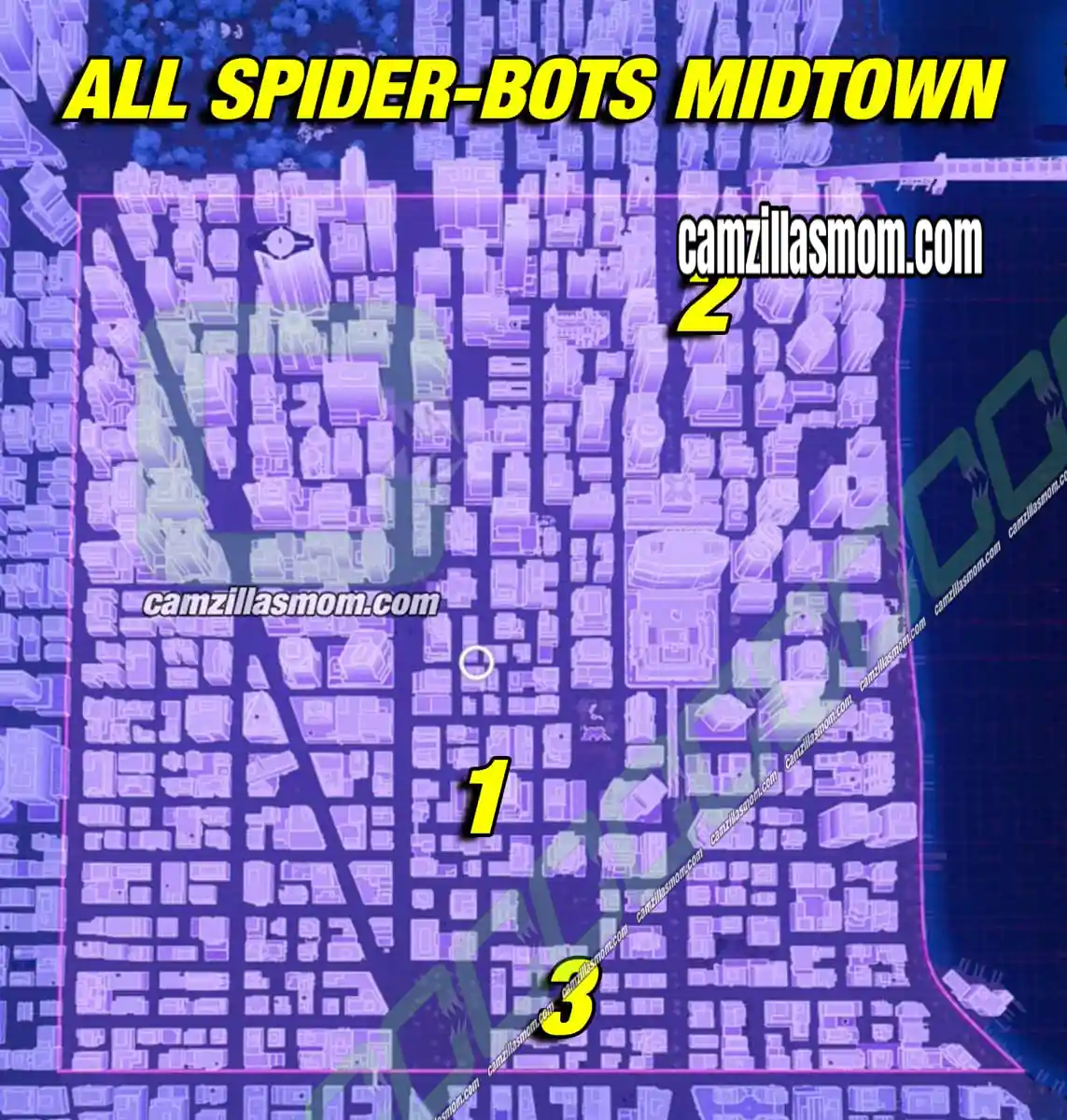 all-spider-bots-locations-midtown-marvels-spider-man-2 › camzillasmom.com