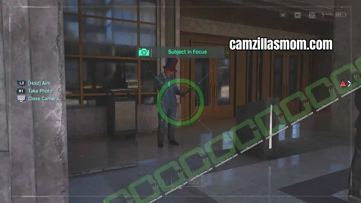 audition-piece-location-midtown-marvels-spider-man-2 Man with a hat at the Radio City Music Hall entrance for the Audition Piece Photo Op in Midtown in Spider-Man 2 › camzillasmom.com