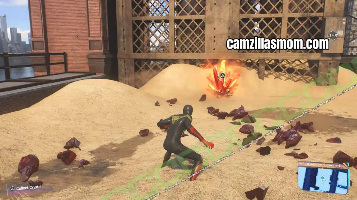 being-followed-location-mirko-williamsburgh-marvels-spider-man-2 Marko Memory crystal on a sand-covered rooftop in the north of Williamsburg in Spider-Man 2 › camzillasmom.com