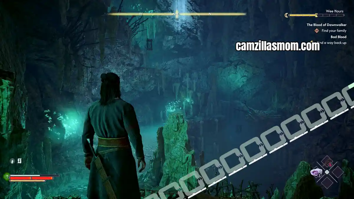 big-cave-with-glowing-mushrooms-find-a-way-back-up-bad-blood-the-blood-of-dawnwalker › camzillasmom.com