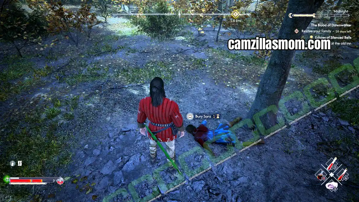 bury-sara-shadows-in-the-woods-the-blood-of-dawnwalker The option to bury Sara after giving in to hunger during Shadows in the Woods in The Blood of Dawnwalker › camzillasmom.com