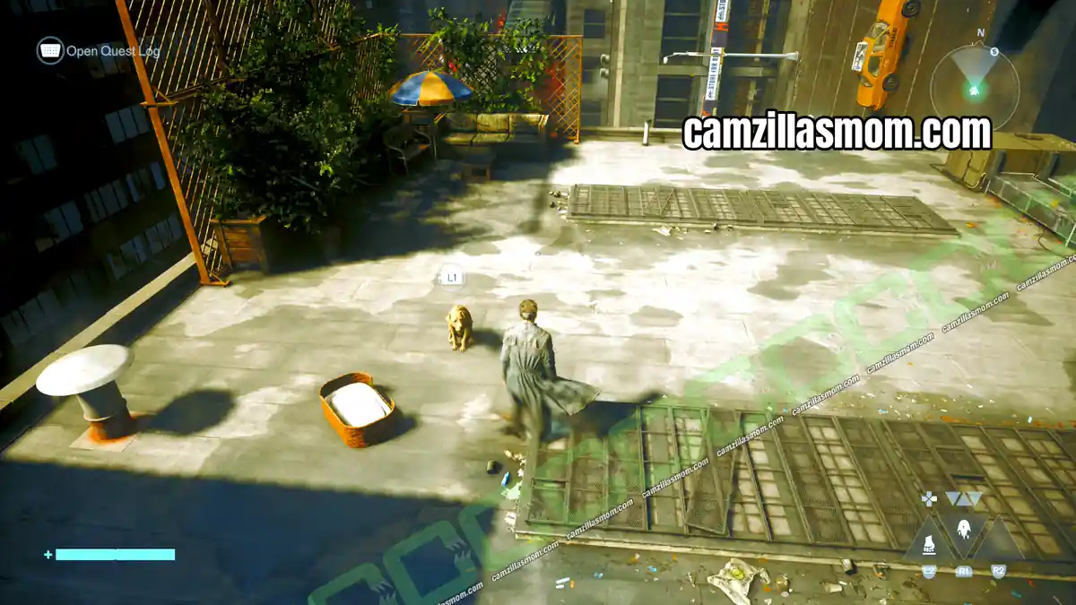 dog-west-incursion-zone-collectibles-control-resonant Dog on a roof at a 90 degree angle to the road in the West Incursion Zone in Every Dog Has Her Day in Control Resonant