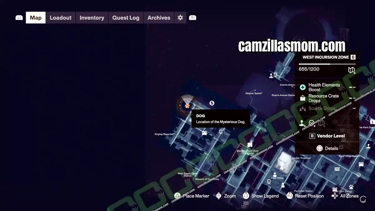 dog-west-incursion-zone-map-collectibles-control-resonant