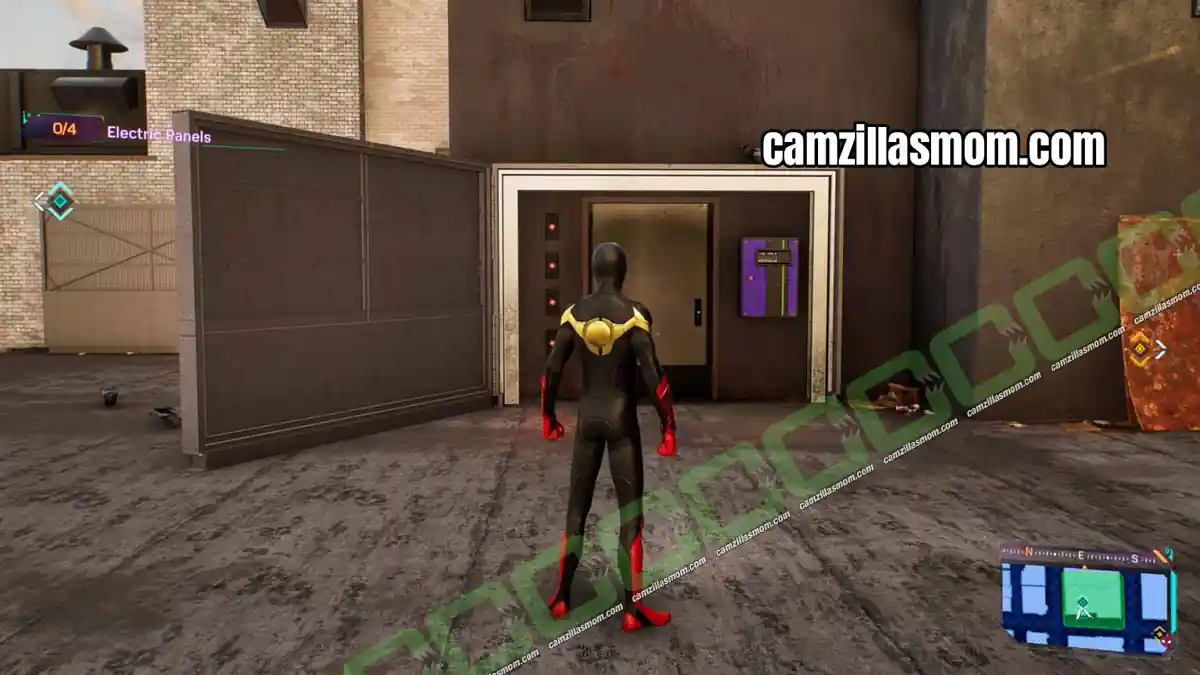 electric-panel-1-prowler-stash-astoria-marvels-spider-man-2 First Electric Panel at the entrance of the Astoria Prowler Stash in Spider-Man 2 › camzillasmom.com