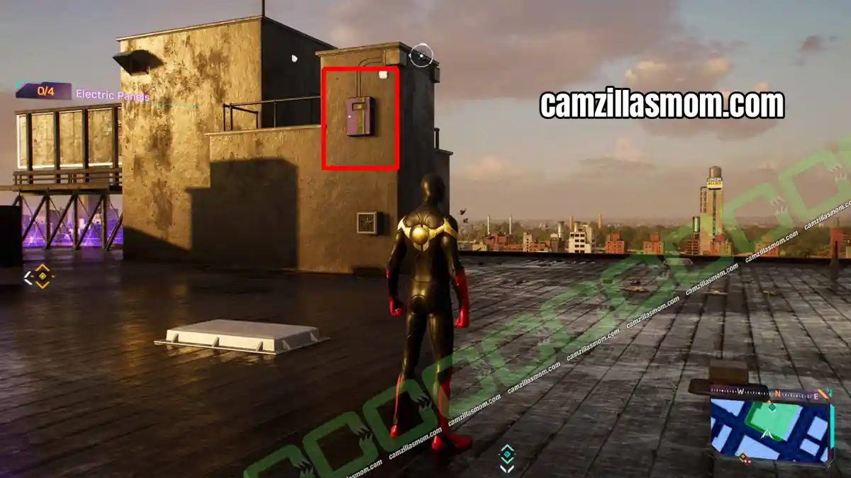 electric-panel-4-prowler-stash-astoria-marvels-spider-man-2 Fourth Electric Panel on top of the highest building in the Astoria Prowler Stash area in Spider-Man 2 › camzillasmom.com