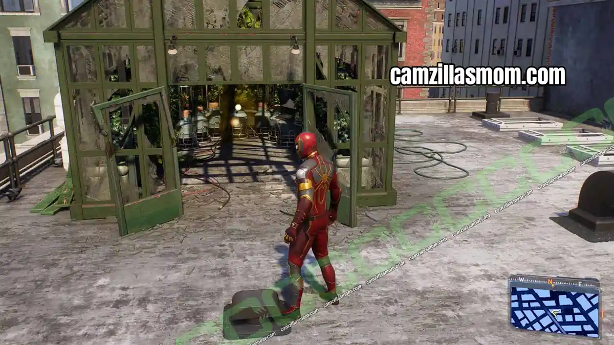 emf-experiment-3-financial-district-marvels-spider-man-2 Wrecked ESU greenhouse for the Two Bridges Plant Science EMF Experiment in Spider-Man 2 › camzillasmom.com