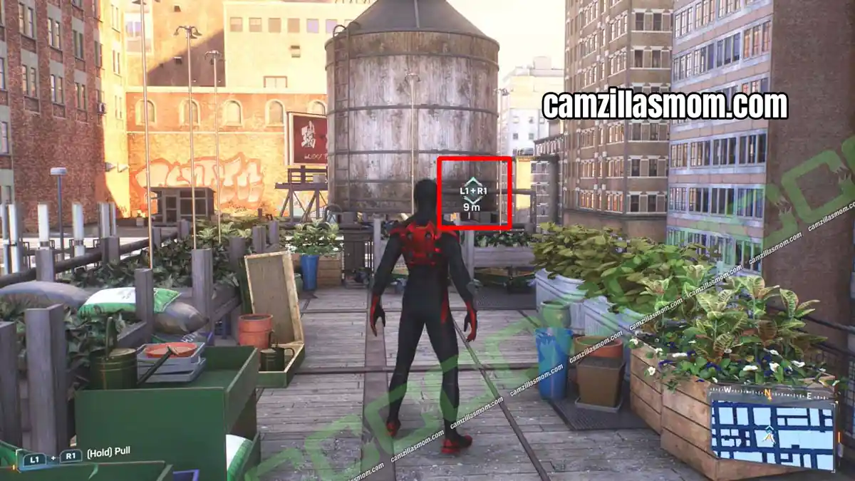 emf-experiment-water-tank-chinatown-marvels-spider-man-2 Water tank valve and leaking pipes for the Little Tokyo Plant Science EMF Experiment in Spider-Man 2 › camzillasmom.com