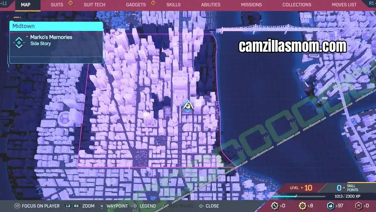fade-to-black-map-mirkos-memories-midtown-marvels-spider-man-2 › camzillasmom.com