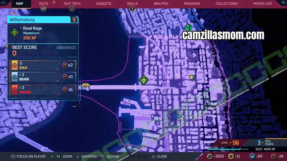 mysterium-williamsburgh-2-map-williamsburgh-marvels-spider-man-2 Road Rage Mysterium near the Williamsburg Bridge on the Williamsburg map in Spider-Man 2 › camzillasmom.com
