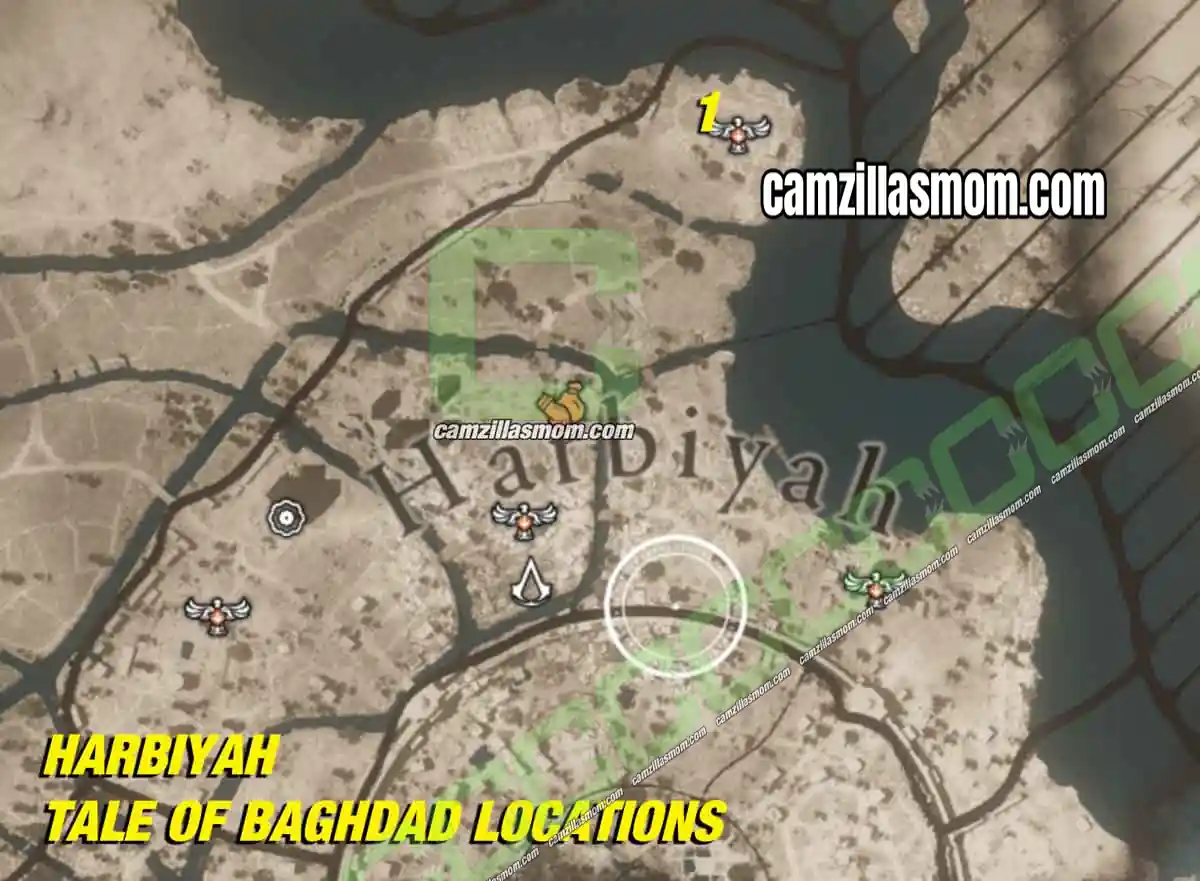 overview-map-all-tale-of-baghdad-numbered-harbiyah-collectibles-assassins-creed-mirage Overview map of the Tale of Baghdad location in Harbiyah in Assassins Creed Mirage › camzillasmom.com