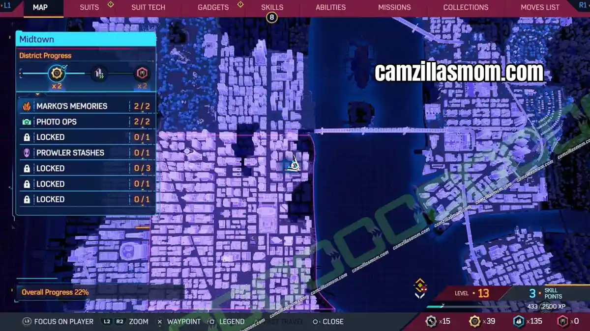 prowler-stash-map-midtown-marvels-spider-man-2 › camzillasmom.com