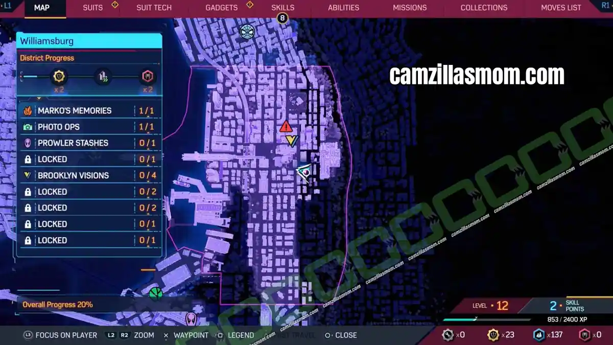 prowler-stash-map-williamsburgh-marvels-spider-man-2 › camzillasmom.com