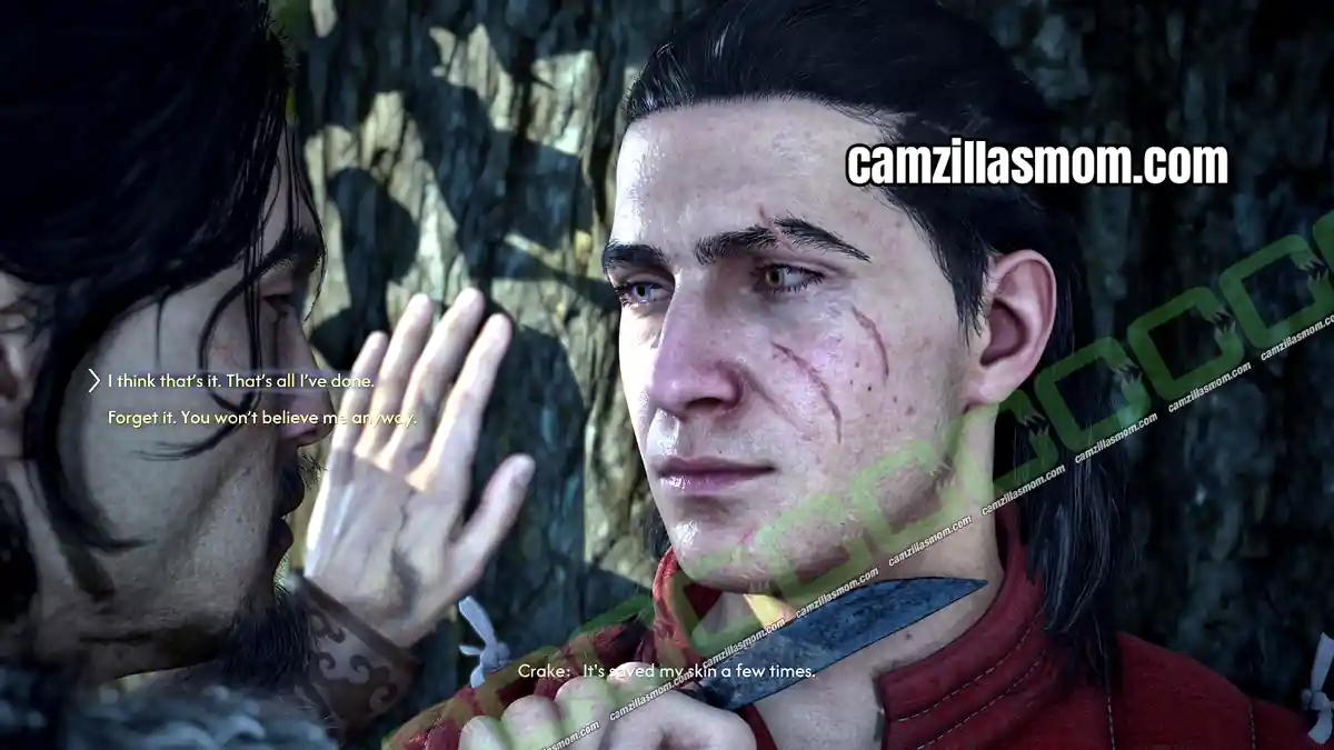 questioned-2-shadows-in-the-woods-the-blood-of-dawnwalker Crake questioning Coen after sunrise at the manumit campsite in The Blood of Dawnwalker › camzillasmom.com