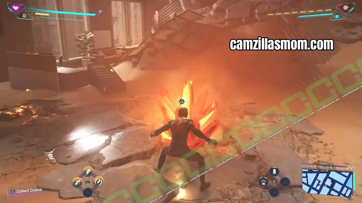 shes-gone-location-mirkos-memories-financial-district-marvels-spider-man-2 Shes Gone memory crystal inside a destroyed building in the Financial District in Spider-Man 2 › camzillasmom.com