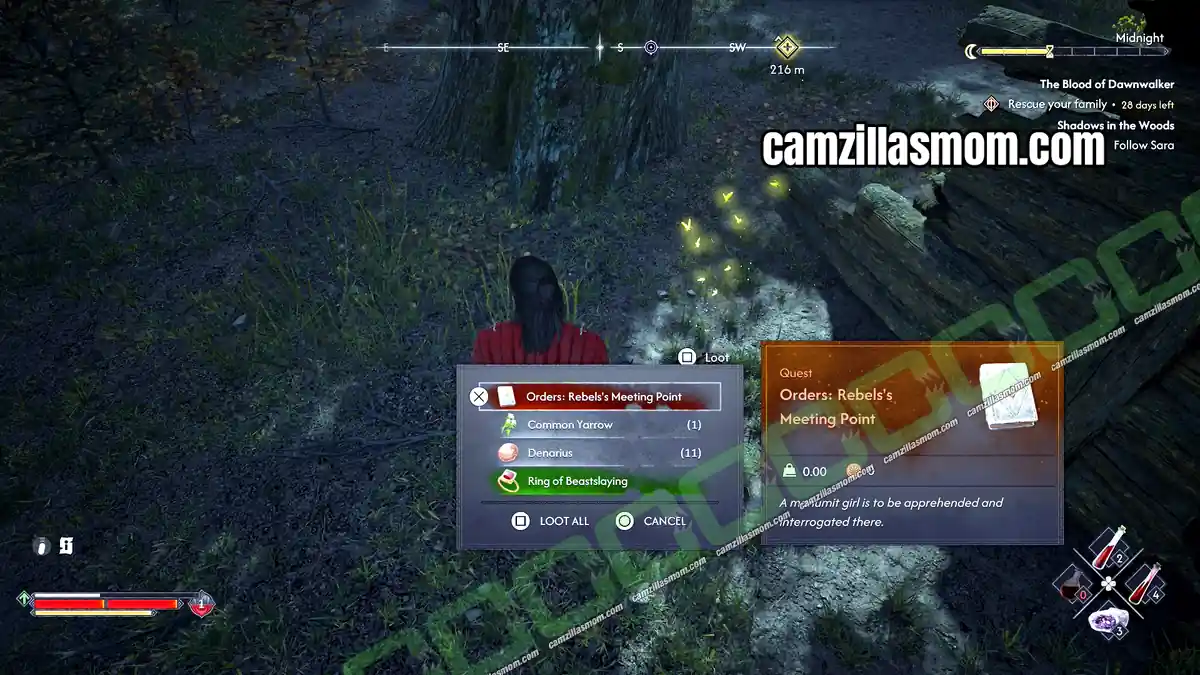soldiers-loot-details-shadows-in-the-woods-the-blood-of-dawnwalker Loot from the two soldiers holding Sara including the Perfect Block Manual in The Blood of Dawnwalker › camzillasmom.com