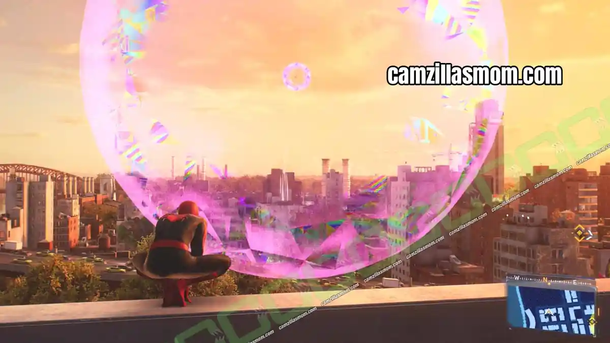 spider-bot-1-location-astoria-marvels-spider-man-2 Shocker Spider-Bot floating in the air near the bridge in the west of Astoria in Spider-Man 2 › camzillasmom.com