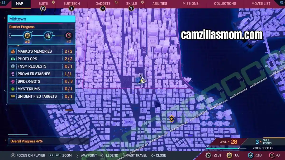 spider-bot-1-map-midtown-marvels-spider-man-2 › camzillasmom.com