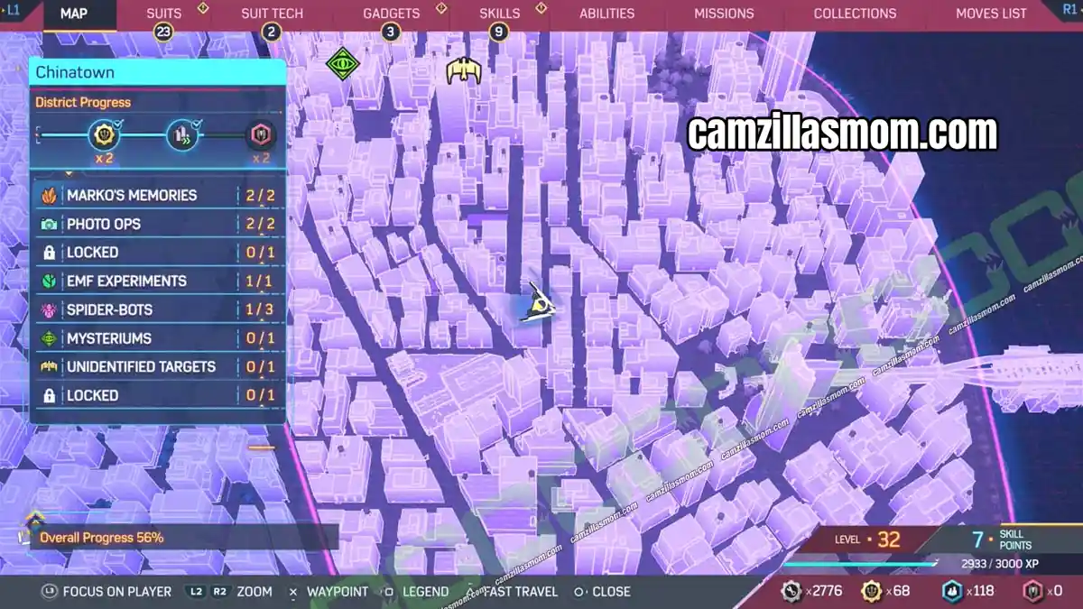 spider-bot-2-map-chinatown-marvels-spider-man-2 › camzillasmom.com